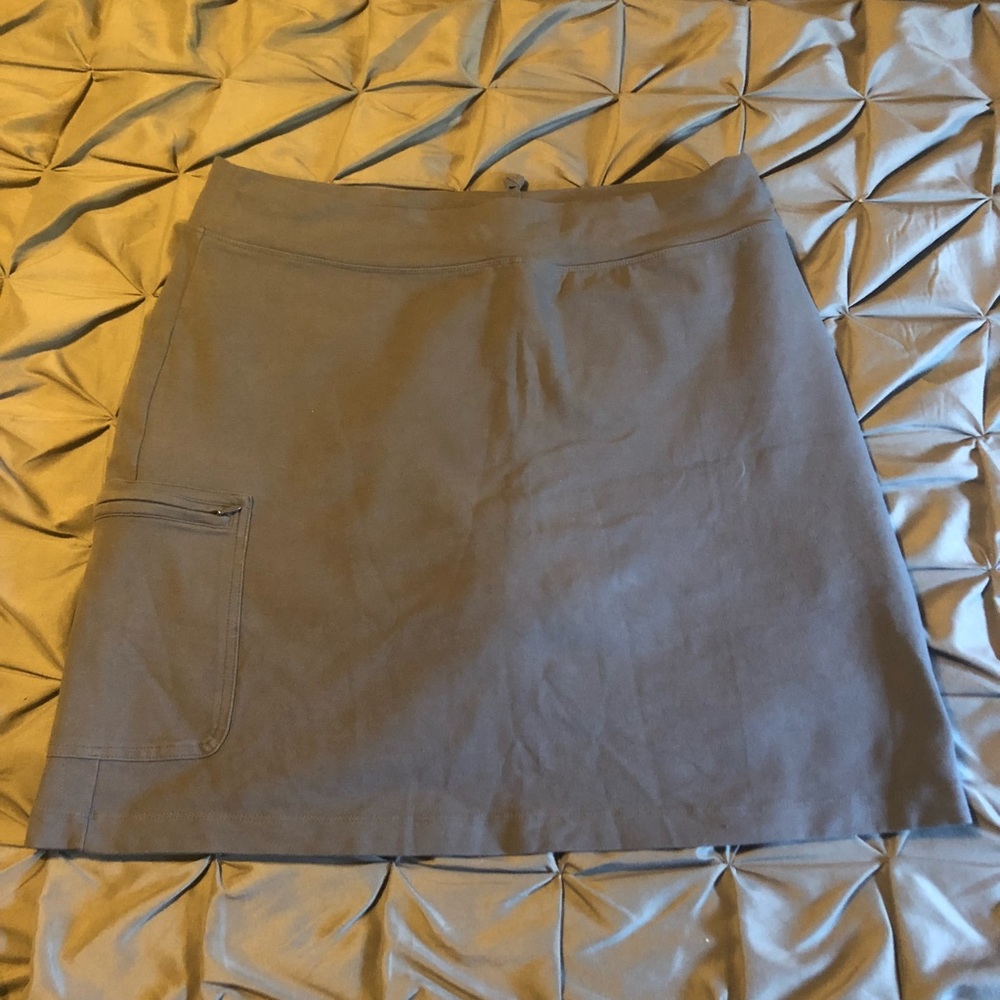Duluth Trading Co Cargo Skirt sz L